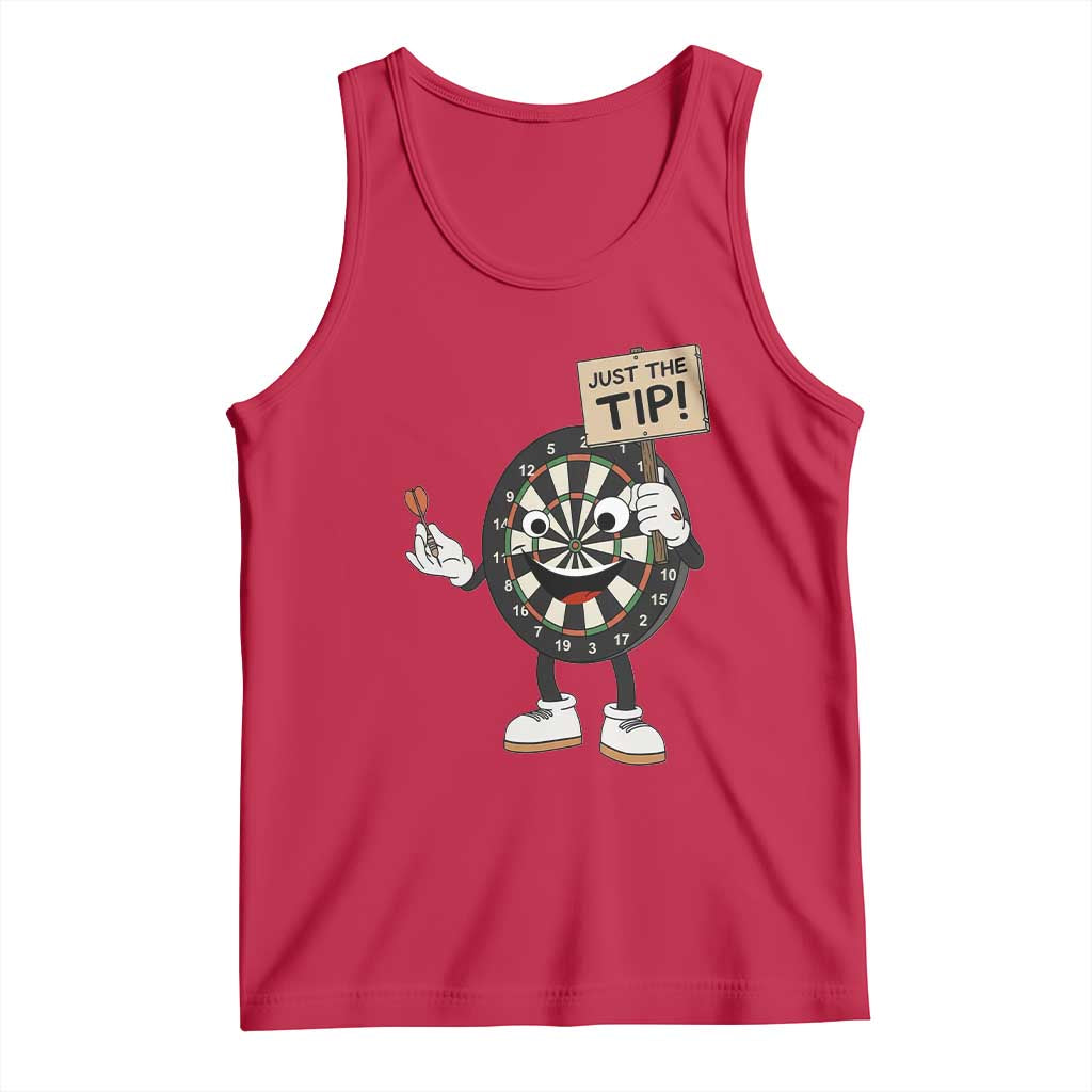 Just The Tip Quote Tank Top Dirty Humor Dartist Gift - Wonder Print Shop