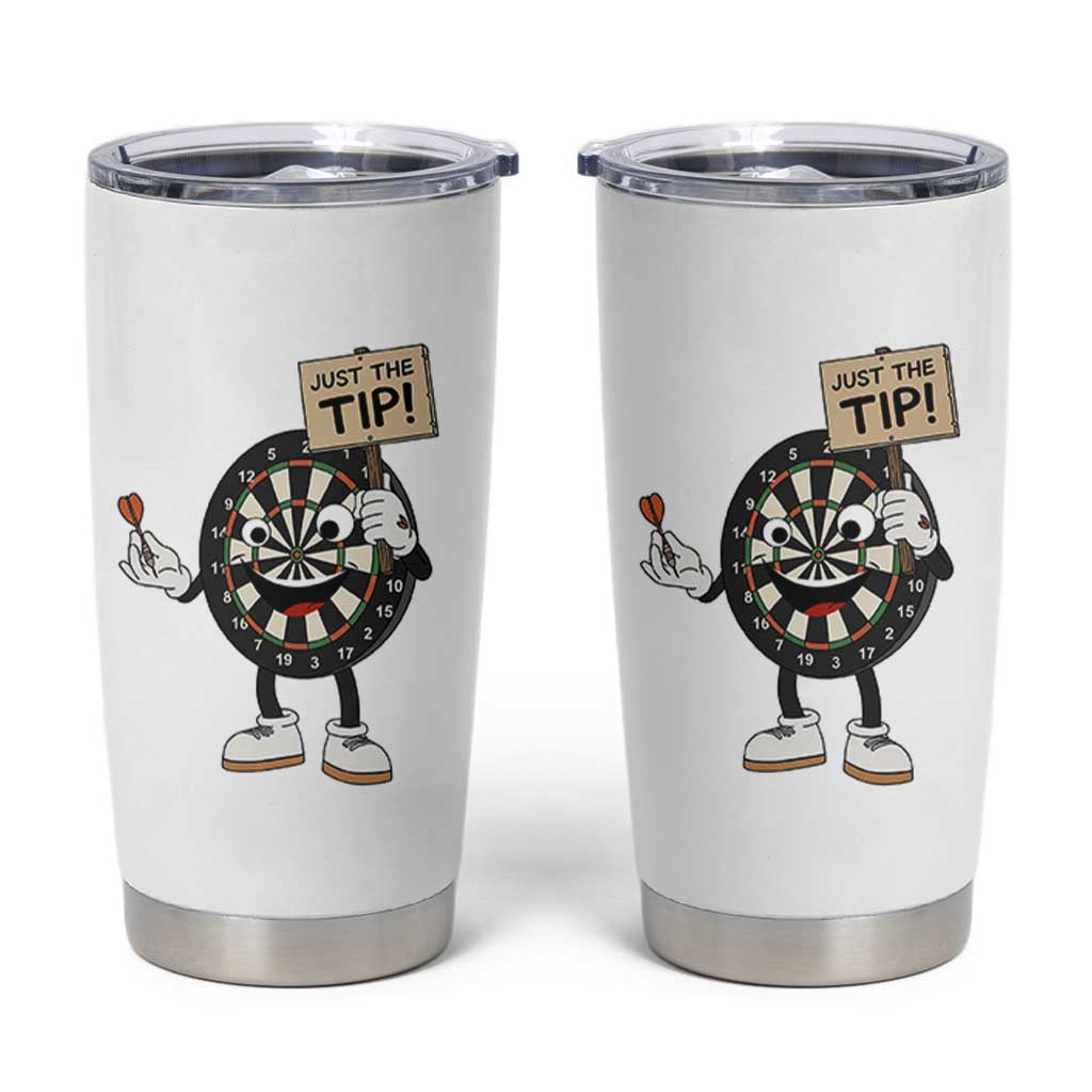 Just The Tip Quote Tumbler Cup Dirty Humor Dartist Gift - Wonder Print Shop