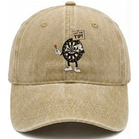 Just The Tip Quote Washed Cotton Baseball Cap Dirty Humor Dartist Gift