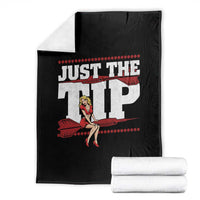 Funny Darts Player Gift Throw Blanket Just The Tip - Wonder Print Shop