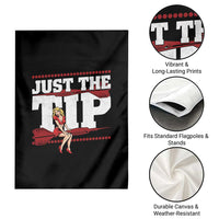 Funny Darts Player Gift Garden Flag Just The Tip - Wonder Print Shop