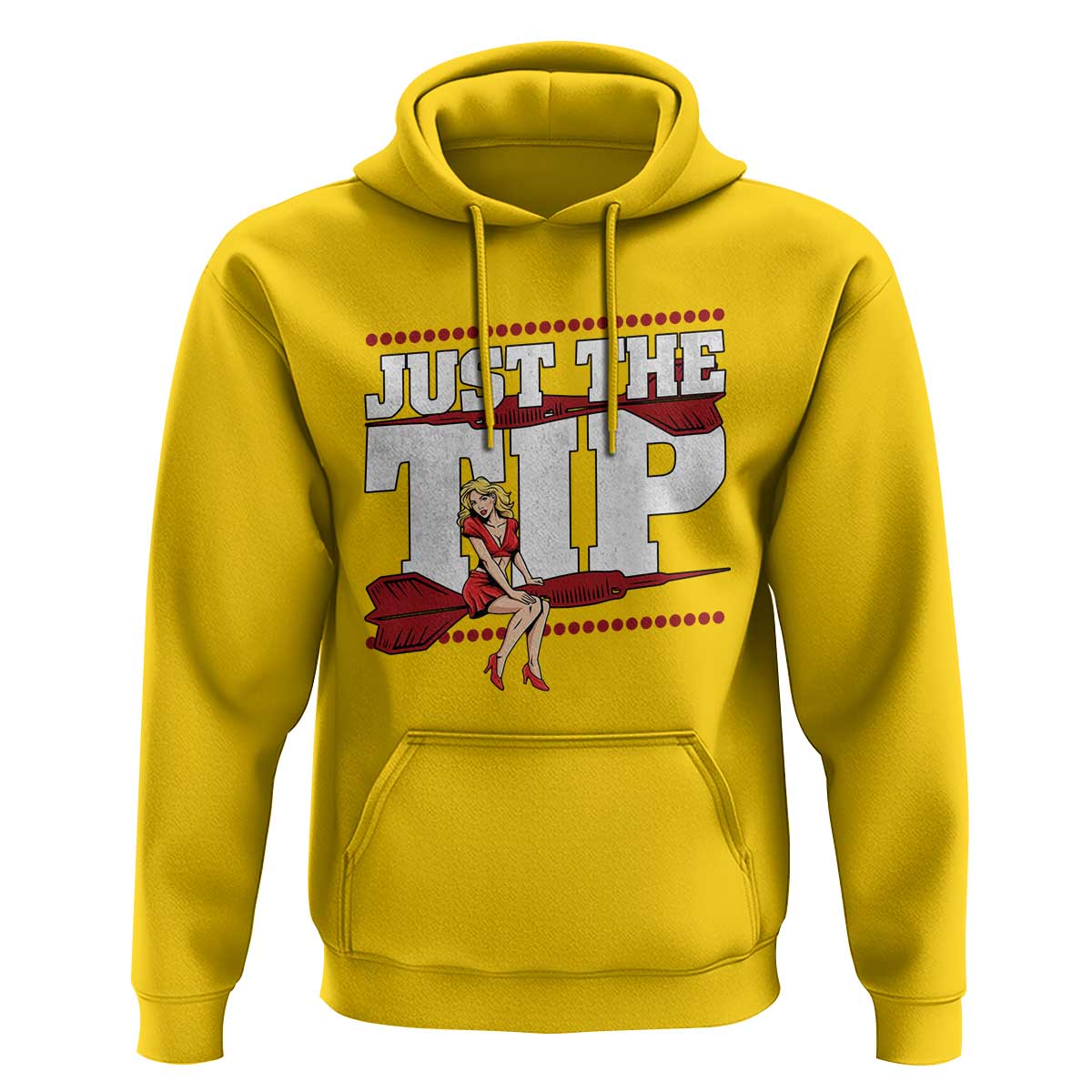 Funny Darts Player Gift Hoodie Just The Tip - Wonder Print Shop