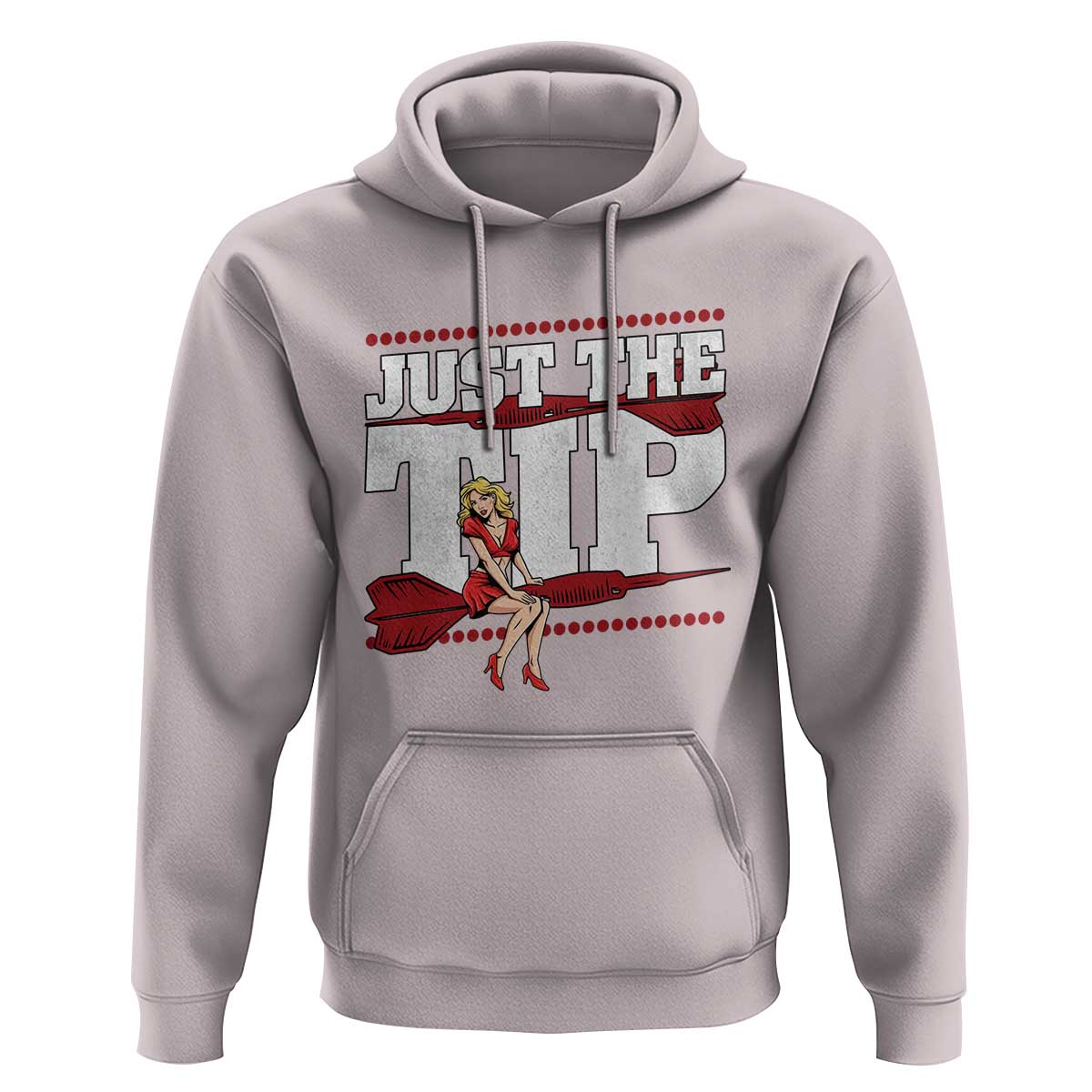 Funny Darts Player Gift Hoodie Just The Tip - Wonder Print Shop