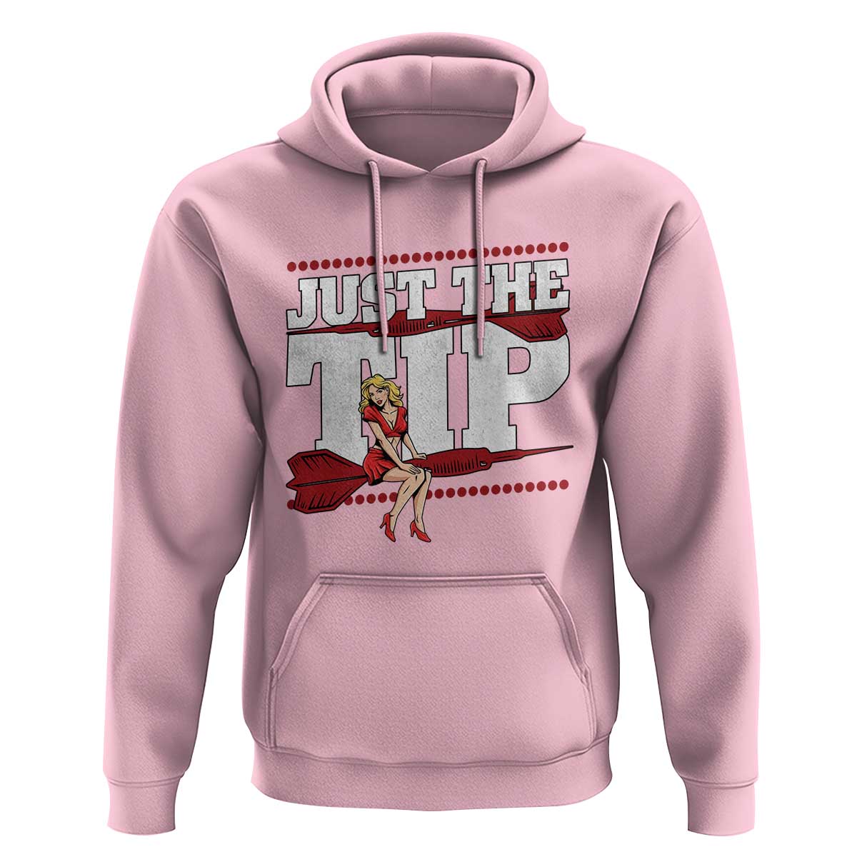 Funny Darts Player Gift Hoodie Just The Tip - Wonder Print Shop