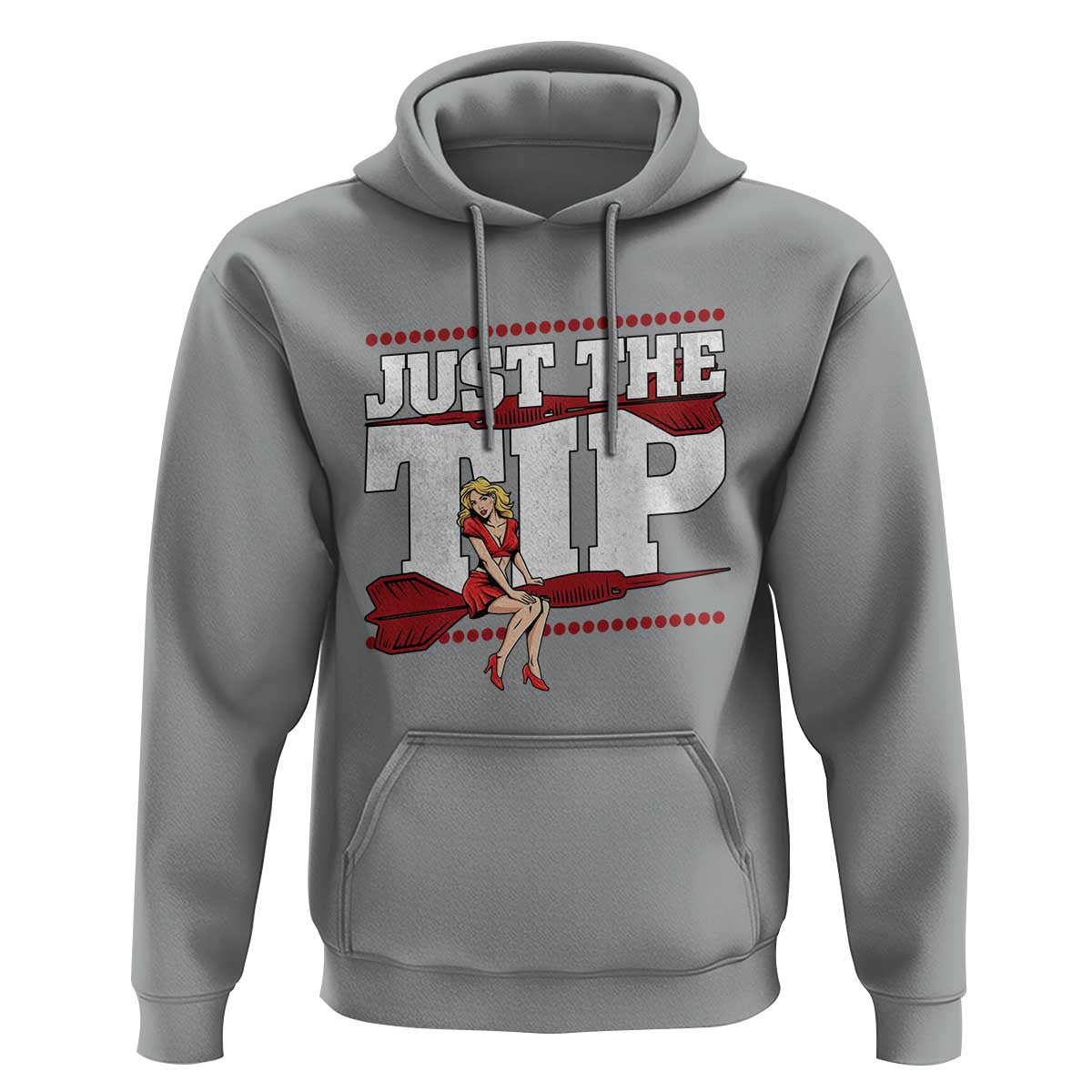 Funny Darts Player Gift Hoodie Just The Tip - Wonder Print Shop