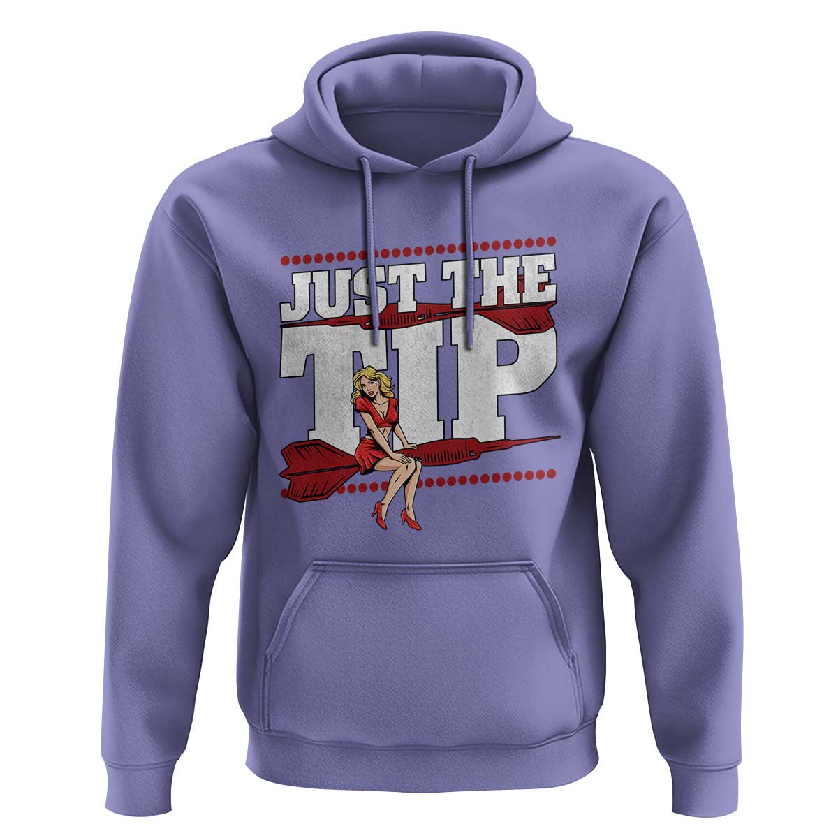 Funny Darts Player Gift Hoodie Just The Tip - Wonder Print Shop