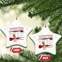 Funny Darts Player Gift Ceramic Ornament Just The Tip - Wonder Print Shop
