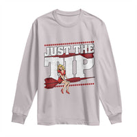 Funny Darts Player Gift Long Sleeve Shirt Just The Tip - Wonder Print Shop