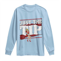 Funny Darts Player Gift Long Sleeve Shirt Just The Tip - Wonder Print Shop