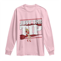 Funny Darts Player Gift Long Sleeve Shirt Just The Tip - Wonder Print Shop