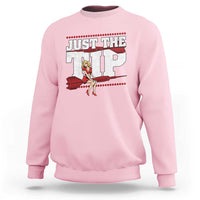 Funny Darts Player Gift Sweatshirt Just The Tip - Wonder Print Shop