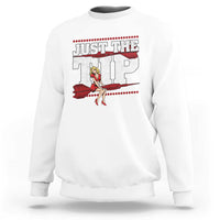 Funny Darts Player Gift Sweatshirt Just The Tip - Wonder Print Shop