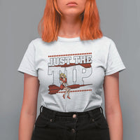 Funny Darts Player Gift T Shirt For Women Just The Tip - Wonder Print Shop