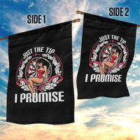 Just The Tip I Promise Garden Flag Funny Dart Player Quote For Pub Fans - Wonder Print Shop