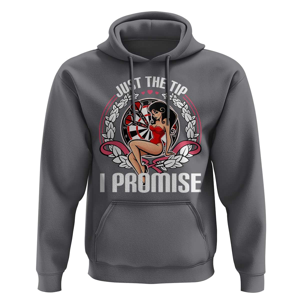 Just The Tip I Promise Hoodie Funny Dart Player Quote For Pub Fans - Wonder Print Shop