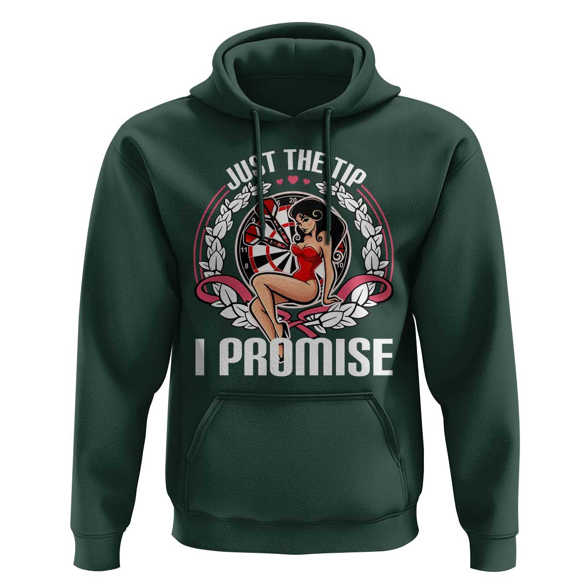Just The Tip I Promise Hoodie Funny Dart Player Quote For Pub Fans - Wonder Print Shop