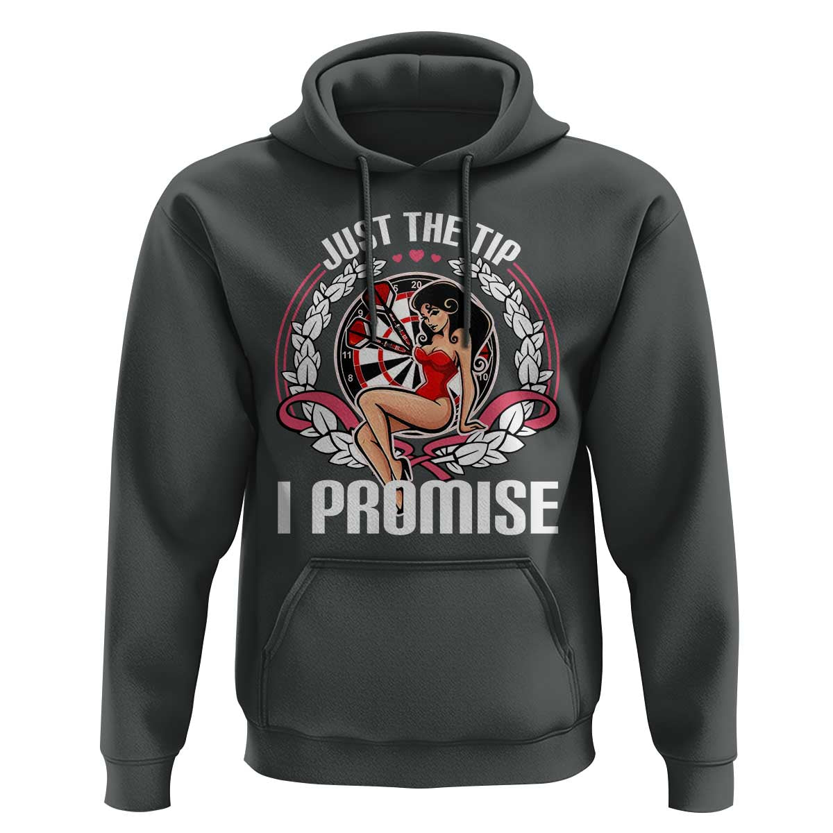 Just The Tip I Promise Hoodie Funny Dart Player Quote For Pub Fans - Wonder Print Shop