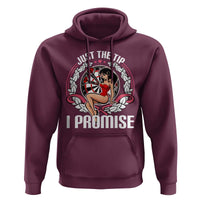 Just The Tip I Promise Hoodie Funny Dart Player Quote For Pub Fans - Wonder Print Shop