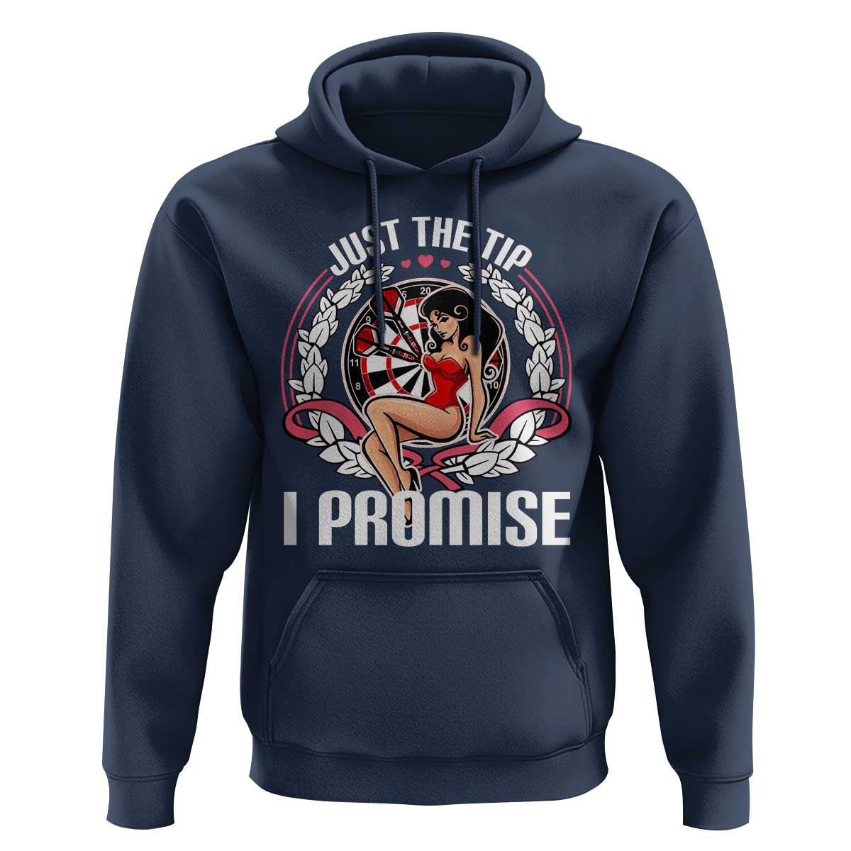 Just The Tip I Promise Hoodie Funny Dart Player Quote For Pub Fans - Wonder Print Shop