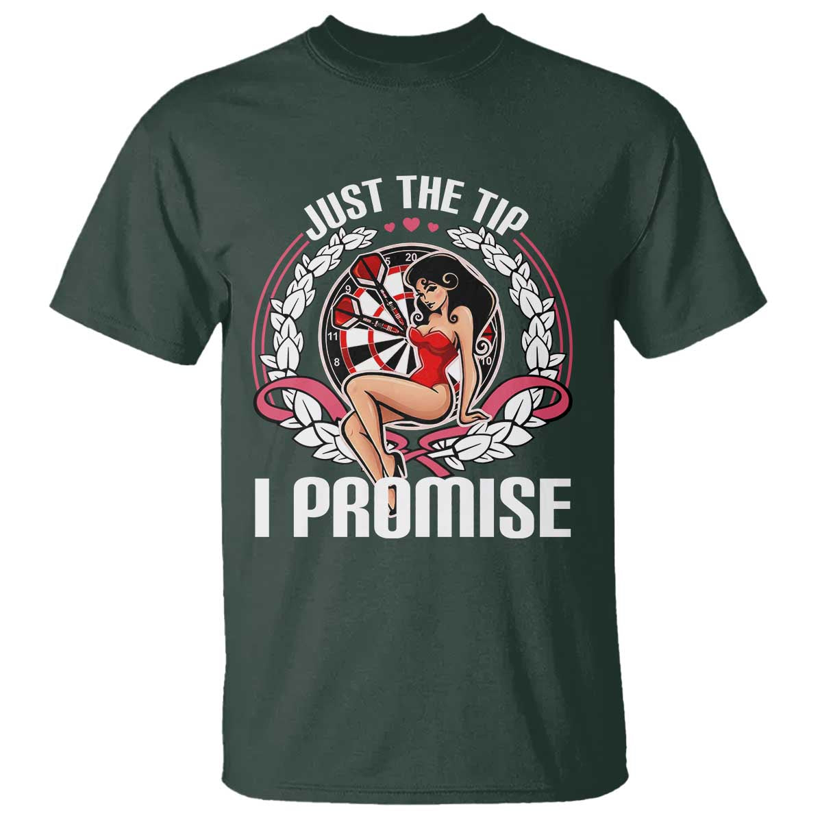 Just The Tip I Promise T Shirt Funny Dart Player Quote For Pub Fans - Wonder Print Shop