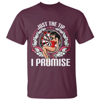 Just The Tip I Promise T Shirt Funny Dart Player Quote For Pub Fans - Wonder Print Shop