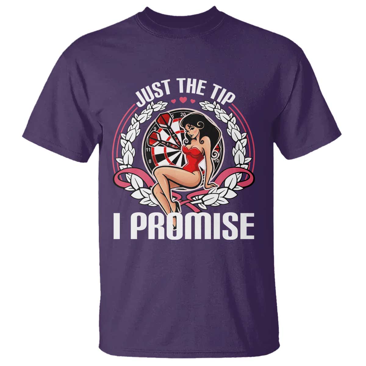 Just The Tip I Promise T Shirt Funny Dart Player Quote For Pub Fans - Wonder Print Shop