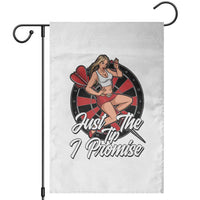 Just The Tip I Promise Garden Flag Sexy Pin Up Girl Dartist Gift - Wonder Print Shop