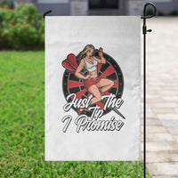 Just The Tip I Promise Garden Flag Sexy Pin Up Girl Dartist Gift - Wonder Print Shop