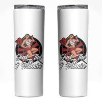 Just The Tip I Promise Skinny Tumbler Sexy Pin Up Girl Dartist Gift - Wonder Print Shop