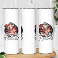 Just The Tip I Promise Skinny Tumbler Sexy Pin Up Girl Dartist Gift - Wonder Print Shop