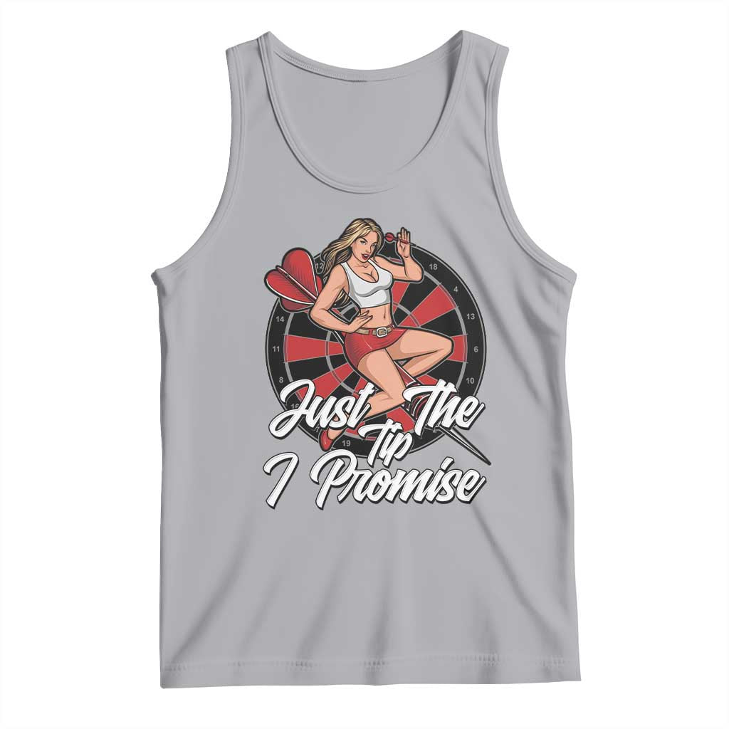 Just The Tip I Promise Tank Top Sexy Pin Up Girl Dartist Gift - Wonder Print Shop