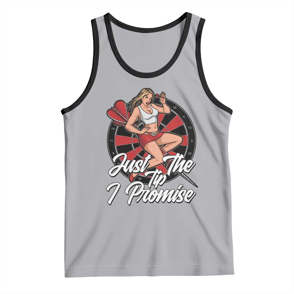 Just The Tip I Promise Tank Top Sexy Pin Up Girl Dartist Gift - Wonder Print Shop