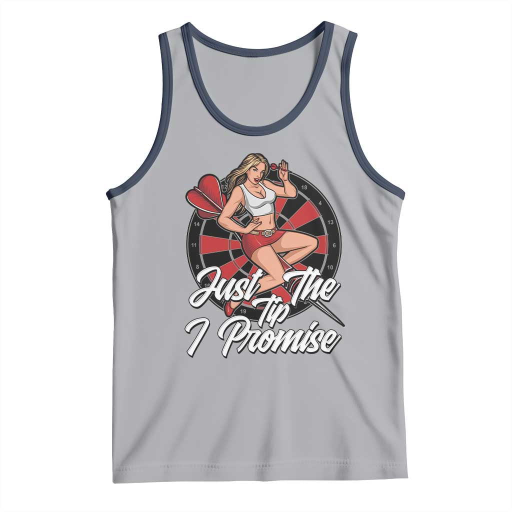 Just The Tip I Promise Tank Top Sexy Pin Up Girl Dartist Gift - Wonder Print Shop
