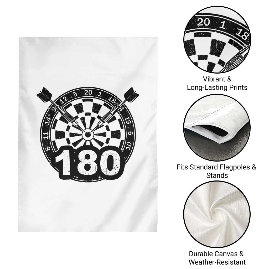 Funny Darts Max 180 Garden Flag Dartist Darts Lover Gift - Wonder Print Shop