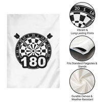 Funny Darts Max 180 Garden Flag Dartist Darts Lover Gift - Wonder Print Shop