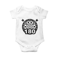 Funny Darts Max 180 Baby Onesie Dartist Darts Lover Gift - Wonder Print Shop
