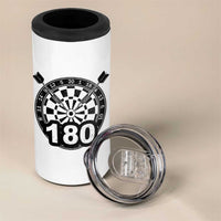 Funny Darts Max 180 4 in 1 Can Cooler Tumbler Dartist Darts Lover Gift - Wonder Print Shop