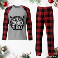 Funny Darts Max 180 Plaid Pajama Set Dartist Darts Lover Gift - Wonder Print Shop