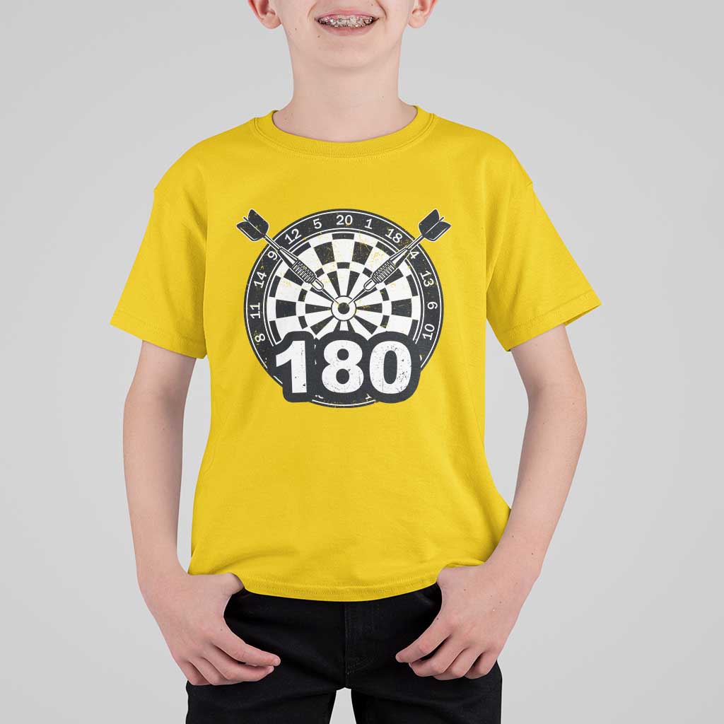 Funny Darts Max 180 T Shirt For Kid Dartist Darts Lover Gift - Wonder Print Shop