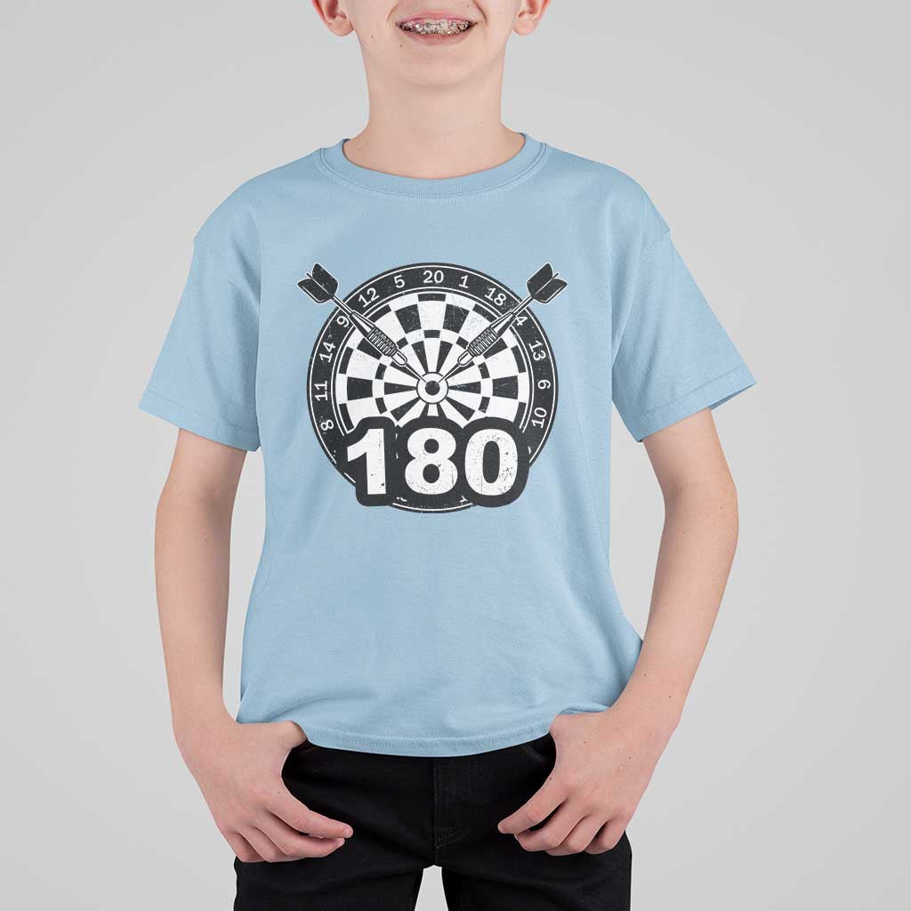 Funny Darts Max 180 T Shirt For Kid Dartist Darts Lover Gift - Wonder Print Shop