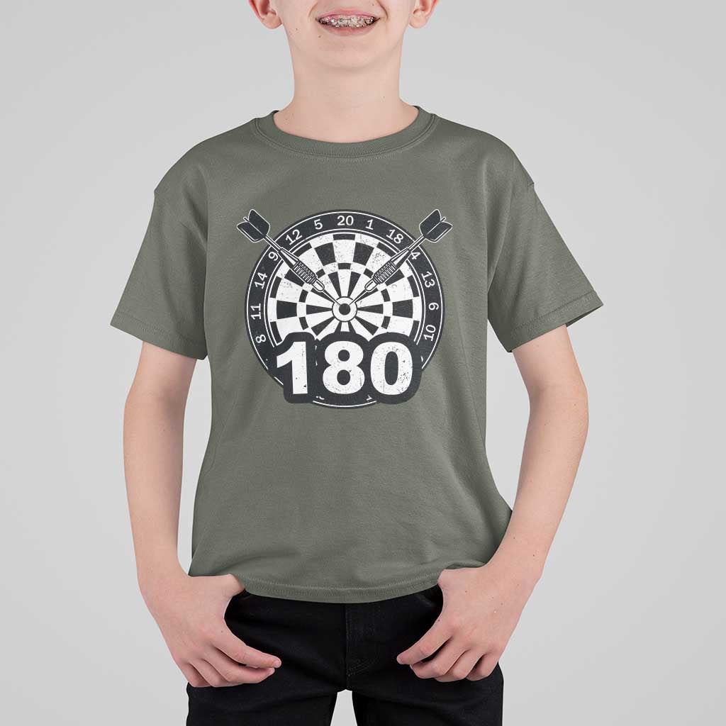 Funny Darts Max 180 T Shirt For Kid Dartist Darts Lover Gift - Wonder Print Shop