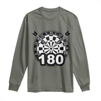 Funny Darts Max 180 Long Sleeve Shirt Dartist Darts Lover Gift - Wonder Print Shop