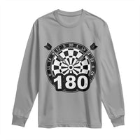 Funny Darts Max 180 Long Sleeve Shirt Dartist Darts Lover Gift - Wonder Print Shop