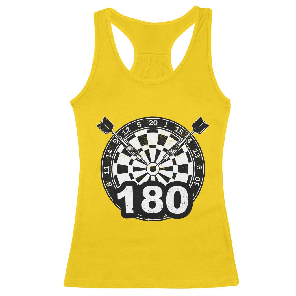 Funny Darts Max 180 Racerback Tank Top Dartist Darts Lover Gift - Wonder Print Shop