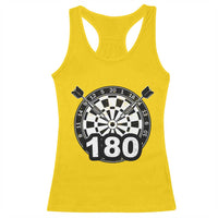 Funny Darts Max 180 Racerback Tank Top Dartist Darts Lover Gift - Wonder Print Shop