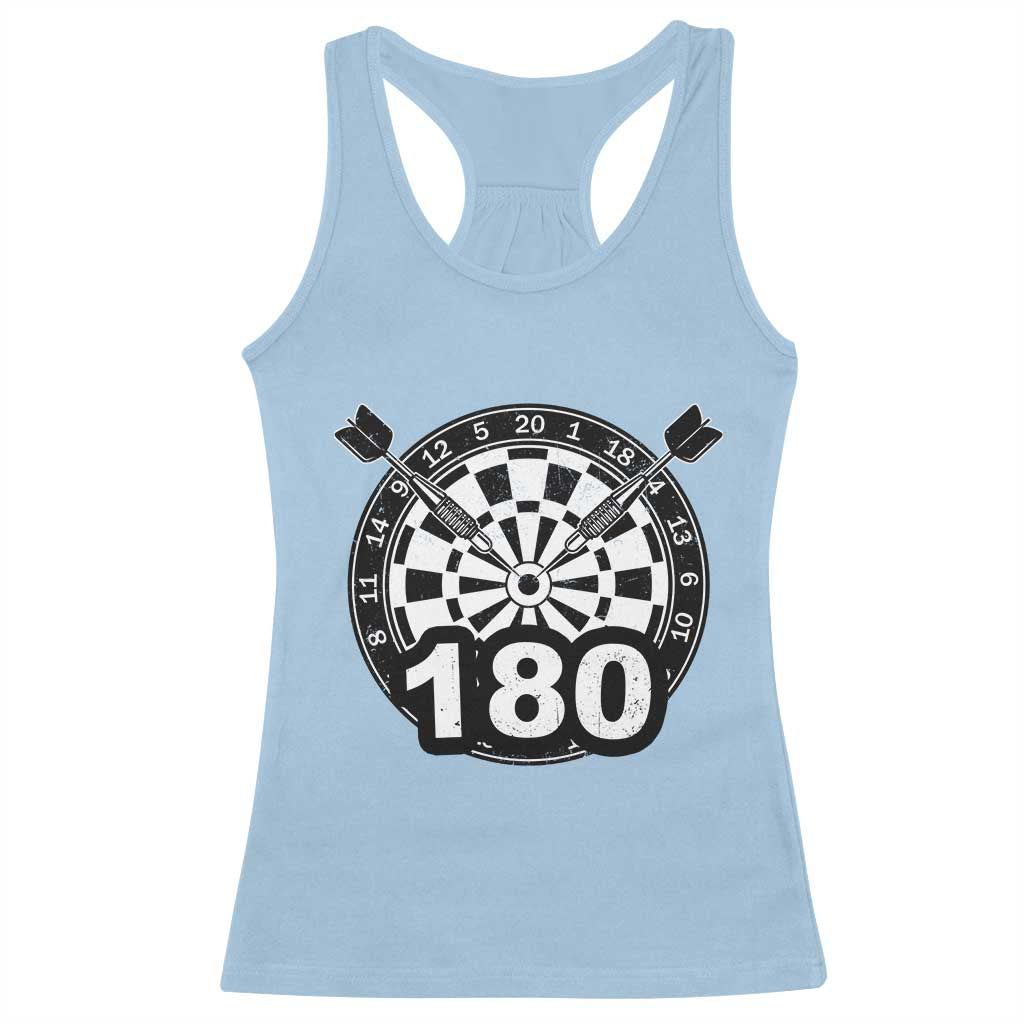 Funny Darts Max 180 Racerback Tank Top Dartist Darts Lover Gift - Wonder Print Shop