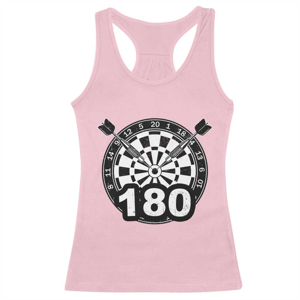 Funny Darts Max 180 Racerback Tank Top Dartist Darts Lover Gift - Wonder Print Shop