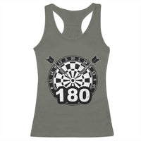 Funny Darts Max 180 Racerback Tank Top Dartist Darts Lover Gift - Wonder Print Shop
