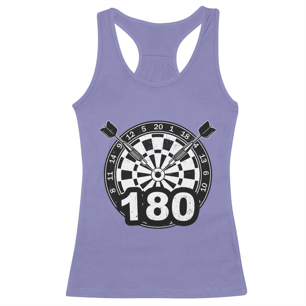 Funny Darts Max 180 Racerback Tank Top Dartist Darts Lover Gift - Wonder Print Shop