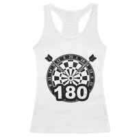 Funny Darts Max 180 Racerback Tank Top Dartist Darts Lover Gift - Wonder Print Shop